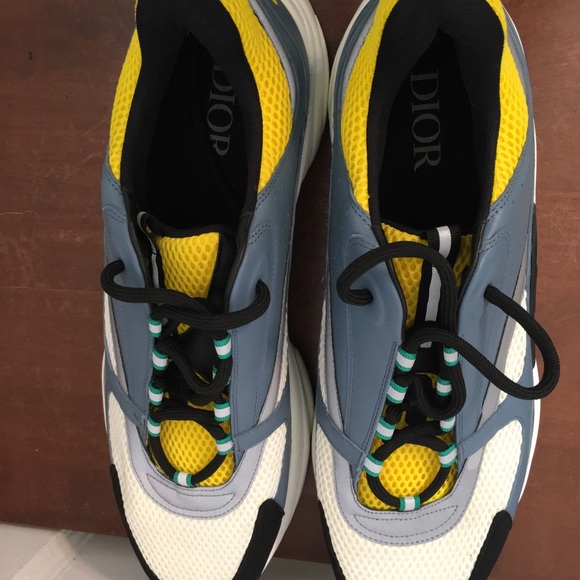 Dior B22 Authentic Blue/Beige Sneakers Made in Italy serial number 20ADC 51. - Picture 5 of 12